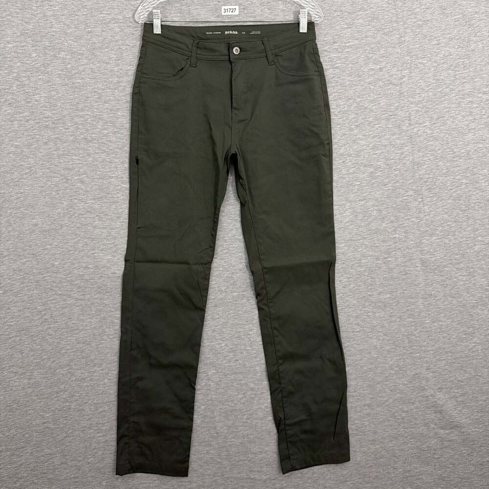 PrAna Womens Size 6/32 Olive Green Halle Stretch Hiking Outdoor Mid-Rise Pants